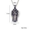 Necklace Hip Hop European Mythology Saint Girls Sports Men Retro Pendant