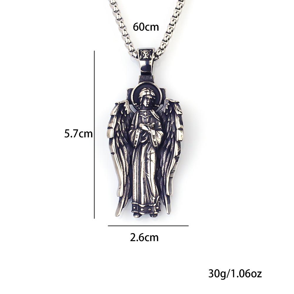 Necklace Hip Hop European Mythology Saint Girls Sports Men Retro Pendant