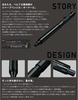 Pentel Orenz Nero Mechanical of Pencil, 0.5mm, Black, PP3005-A (Pack 3)