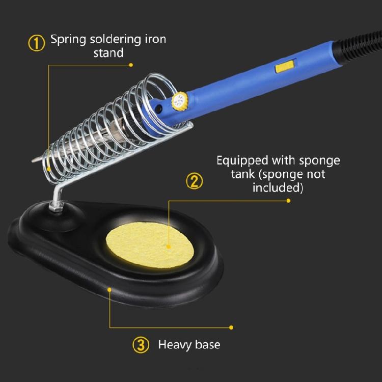 Heat Resistant Soldering Iron Rest with Stable Support for Various Sizes
