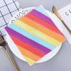 Disposable Party Napkin Double Layer 20 Pieces/Pack Rainbow Pattern