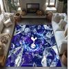 Tottenham Hotspur Bedrukte Flanellen Vloerkleed Antislip Zacht Polyester Vloerkleed Binnen Decoratie Mat voor Slaapkamer Woonkamer Bank