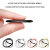 Ultra-thin Rotatable Portable Support Stand Car Mobile Phone Bracket with Ring