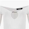 JacquemuS 241kn357 2358 110 Le Haute Logo Charm Scallop Top Women S Knit