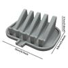 Quick Drain Silicone Soap Holder 5 Groove Non Slip Soap Tray for Shower Bathroom Travel Camping Portable Use