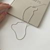 Women's Layered Olive Bead Necklace - Simple and Versatile Clavicle Chain