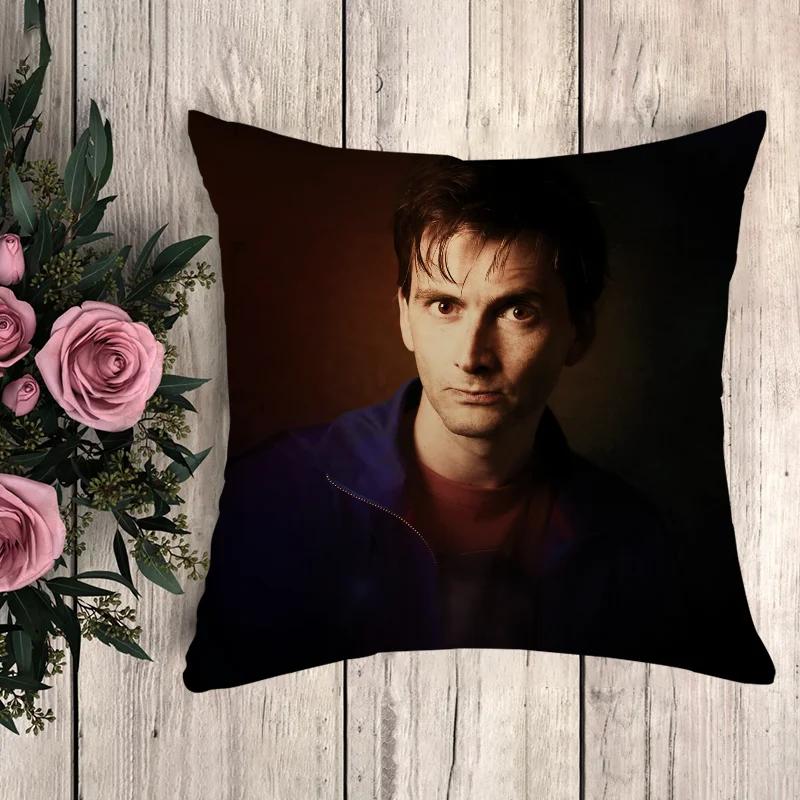 Kissen David Tennant Dekorative Kissenbezüge für Kissen 45x45 Kissenbezüge Sofakissen Kissenbezug Deko 40x40 Autodekoration