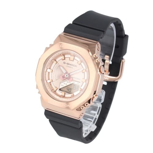 

Casio G-Shock Women s Analog-Digi Watch, Black/Pink Gold, GM-S2100PG-1A4