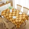 Checkered Tablecloth Rectangular Dining Table Tablecloth for Coffee Table Mat Kitchen Picnic Travel Party Decoration Tablecloth