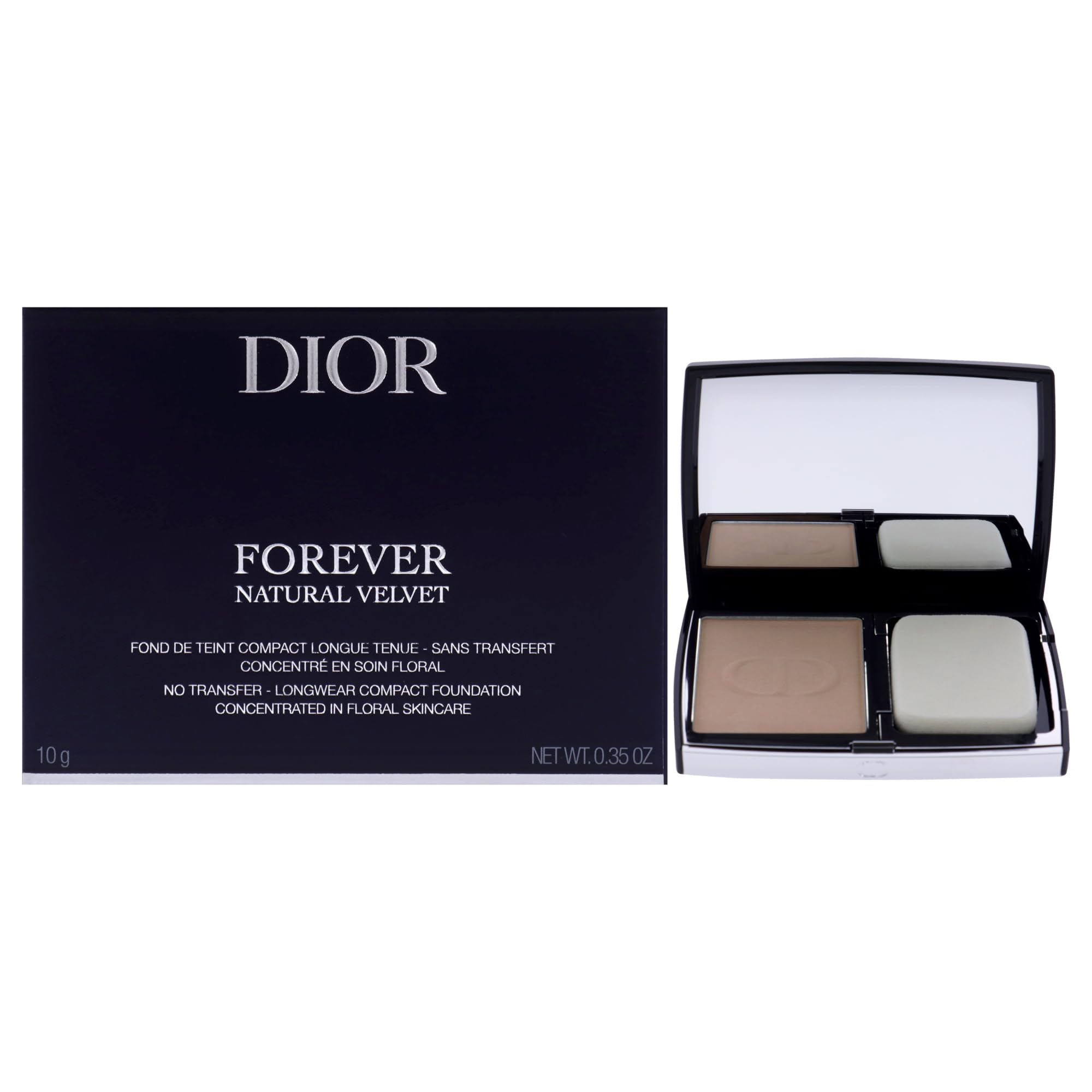 Christian Dior Diorskin Forever Компактная пудра-основа Natural Velvet 10г 2N Нейтральный [Б/У]