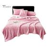 Comfortable Couch Throw Soft Plush Blanket, 3D Bubble Rabbit Fur Texture Thickened Thermal Throw, Double-Sided Milk Velvet Warm Blanket for