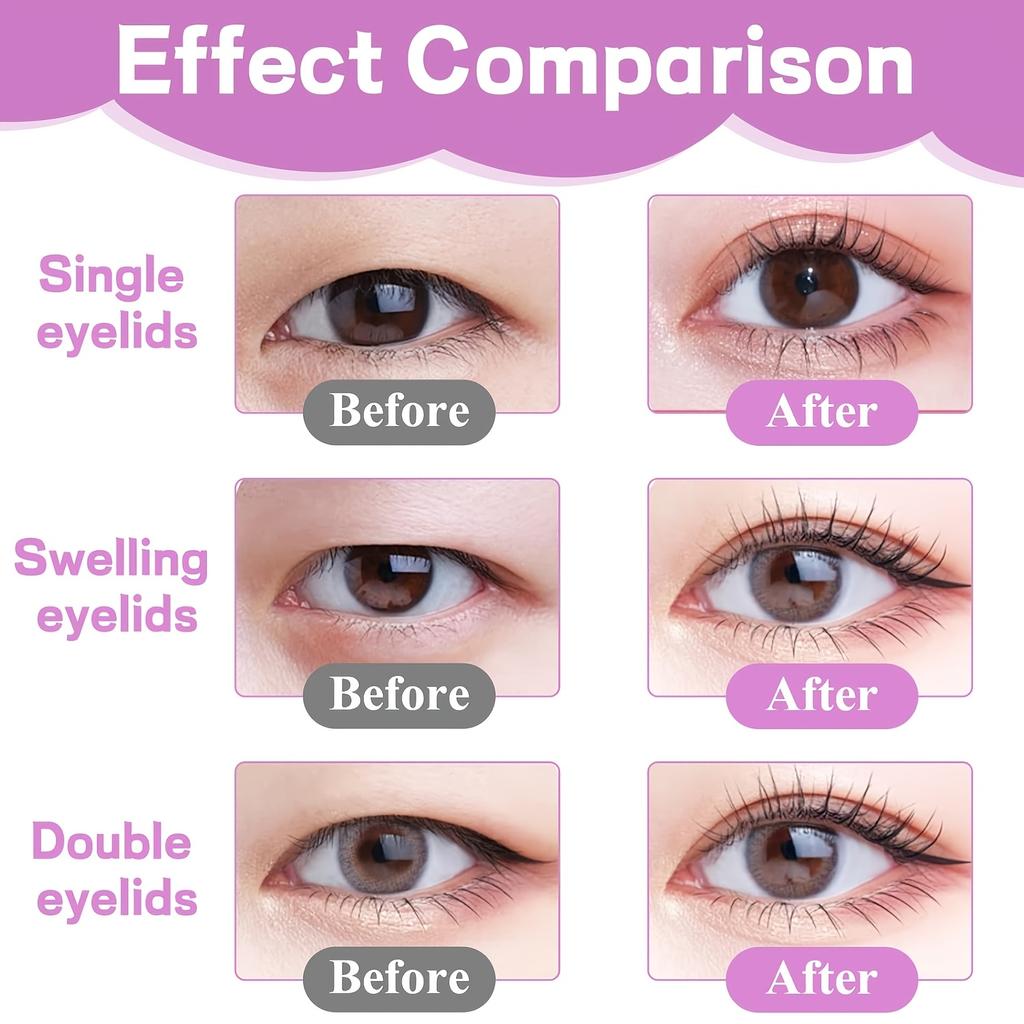 480/720pcs Invisible Eyelid Tape, Double Eyelid Stickers with Eye Makeup Tools - Experience The Magic of Breathable Fiber Double Eyelid Tape,