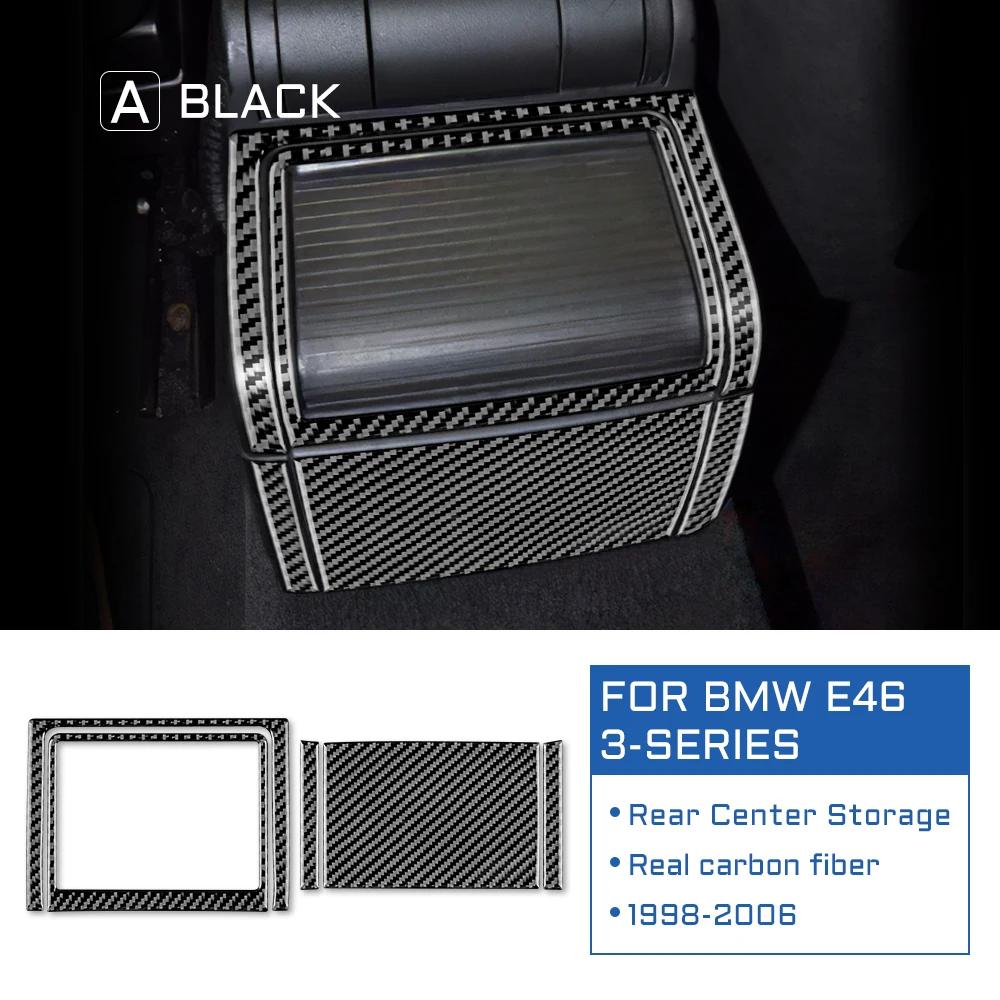 Carbon Fiber Dashboard Console Switch Trim for BMW E46 1998-2006 - 3 Colors