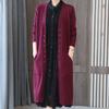 Autumn and Winter Knitted Long Jacket Loose and Fashionable Solid Color Plus Size Women’s Sweaters