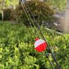 8Pcs/Set Fishing Bobbers Set Mix Size 2-4.5Cm Snap Hard Abs Fishing Floats Round Bobbers Push Button Buoy Floats Fishing Tackle