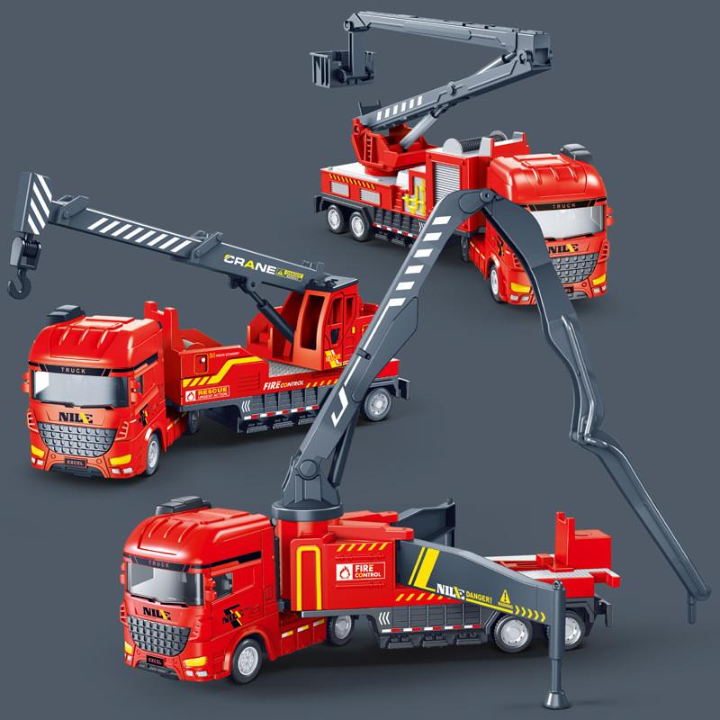 Firefighter Rescue Kids Toy Car With Interactive Features And Mechanism Inertia