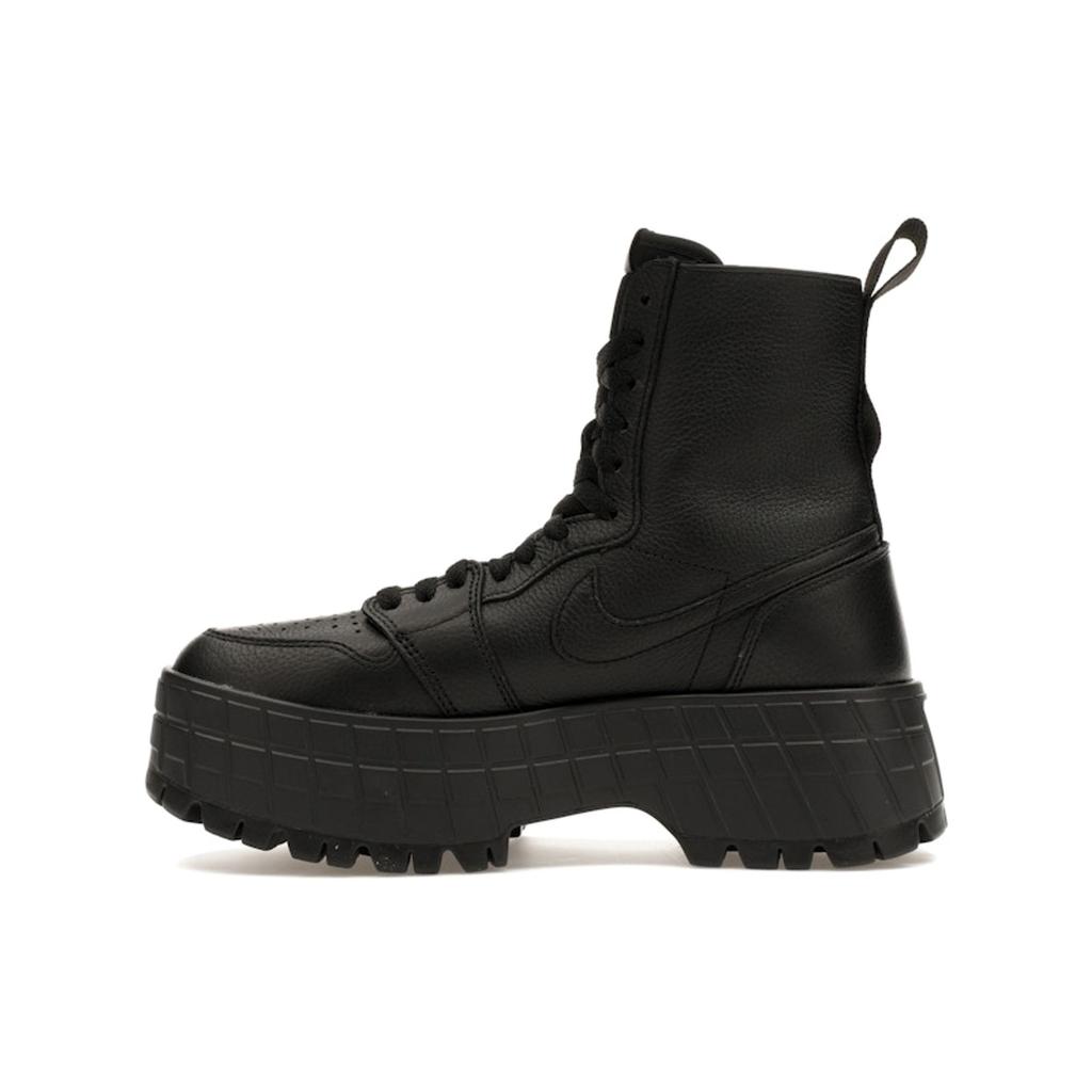 Air Jordan 1 High Brooklyn Triple Black Dámské tenisky Flat-Pewter FJ5737-001