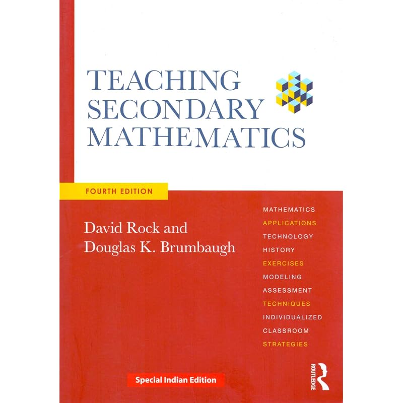 TEACHING SECONDARY MATHEMATICS, 4TH EDN Brand new hardcover/ paperback edition same as per