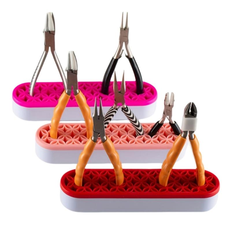 Silicone Makeup Brush Organizers Multifuntional Pen Stand Craft Tool Holder Silicone Texture Suitable for Makeup Brushes