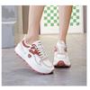  Women's Fashion Chunky Sneakers Casual Lace Up Platform Walking Shoes