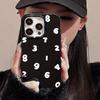 Ins Simple Numbers Case for iPhone 11 Cases IPhone 15 12 13 14 16 Pro Max X XR XS Max 14 15 7 8 Plus iPhone16e Soft Cover Funda