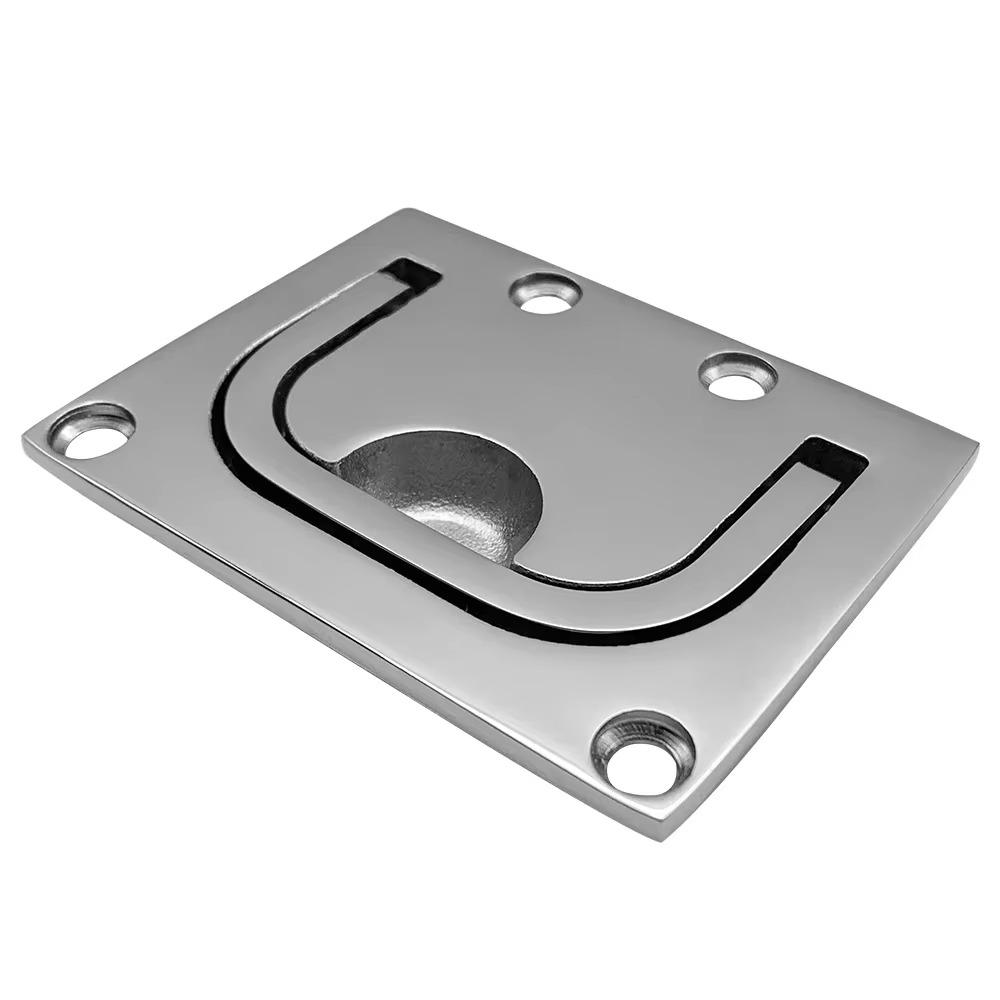 316 Stainless Steel Handle Boat Pull Square Deck Hatches Handle  for Boat Marine Locker