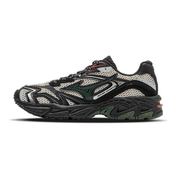 Mizuno Adventure V2 Comfortable Versatile Durable Lightweight Low-Top Dad Shoes Unisex sneaker Black D1GH250303