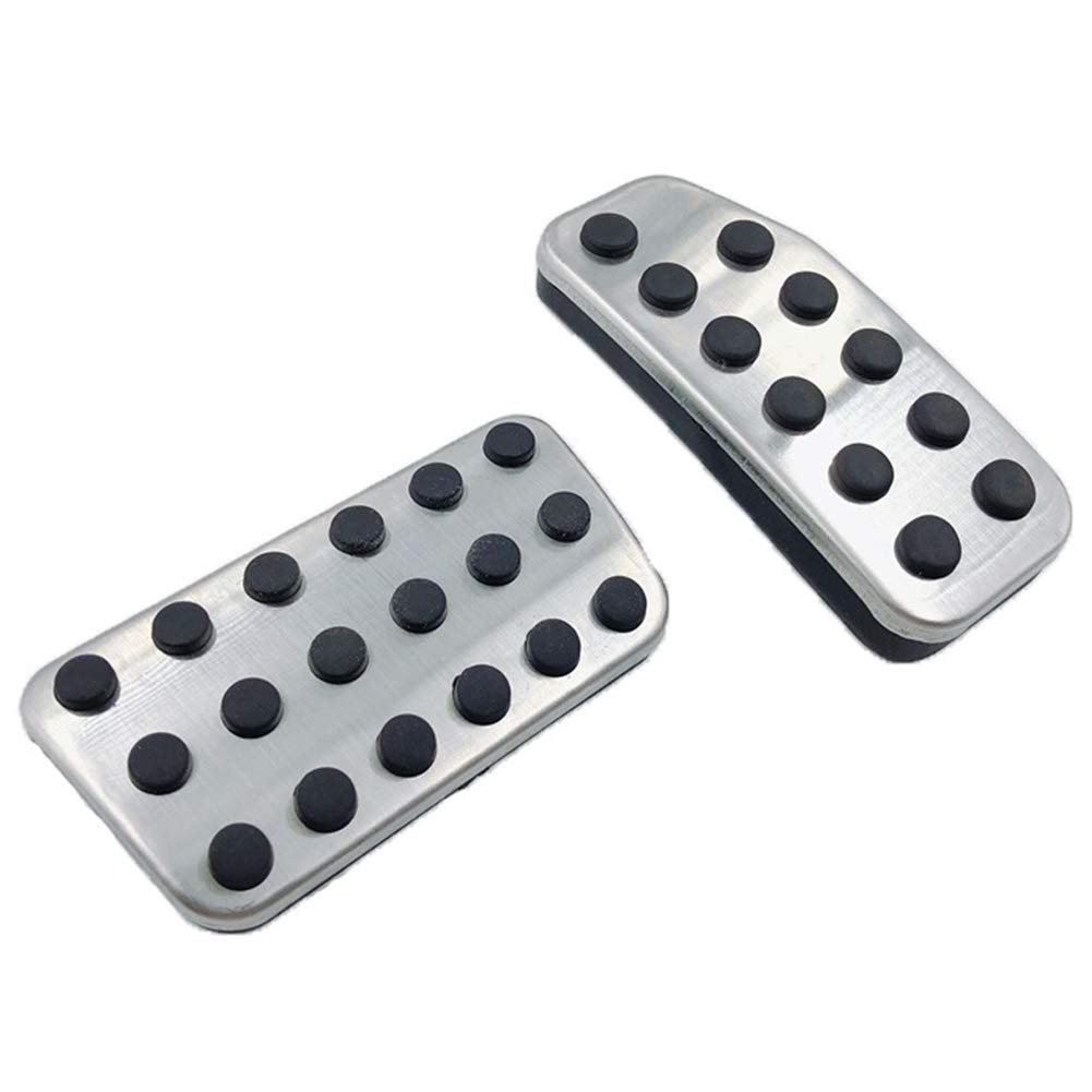 Plouluyt Car Pedal Gas Brake Clutch Accelerator Pedal Pad Plate Cover for 2013-2020 Vezel V-V 2015-2020(AT)