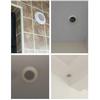 Plastic Round Air Exhaust Vent Grille Cover Wall Ventilation Inlet Outlet Eco Friendly ABS Plastic Construction