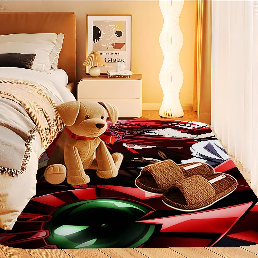 High School DxD Anime Floor Mat INS Style Soft Bedroom Floor House Laundry Room Mat Anti-skid Household Carpets