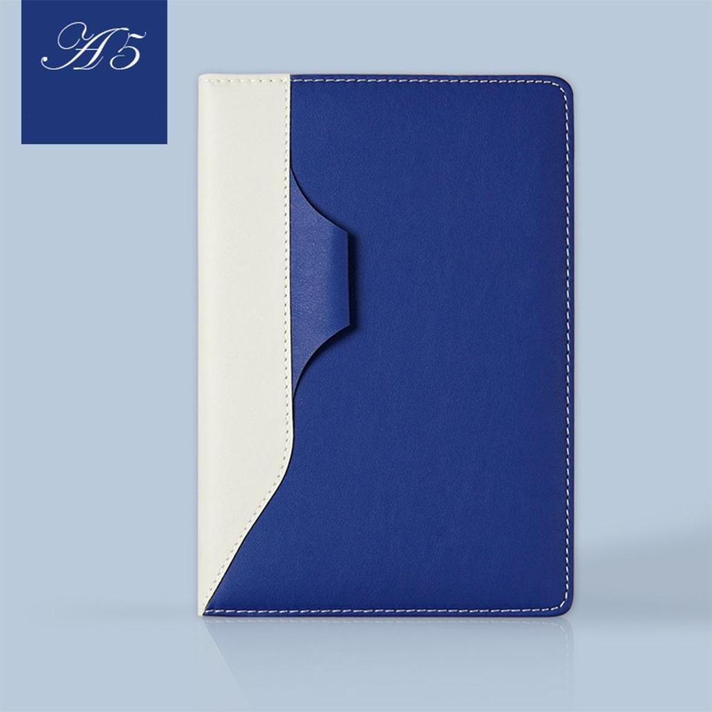 (Logo engraving possible) A5 leather student notebook, diary, work notebook, business meeting record book, subject notes, handbook