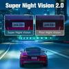 1080P HD Night Vision Car Driving Recorder 3-Channel Camera Video Recorder DVR Black Box Dual Lens with Rearview Camera HD Reversing Image