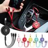 2026 Hot For Renault Interior Stickers Car Interior 3 In 1 Micro USB Type C Fast Charging Cable Wire For Renault Kadjar Clio QM6