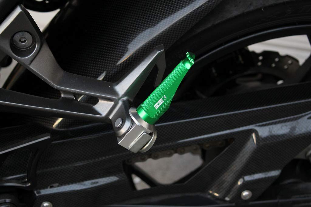 SSK machined aluminum tandem step racing type for passenger mounting part color: black step bar color: black