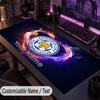 Large Mouse PadLeicester City Custom Name Text Personalized Desk Mat Non Slip Gaming Pad