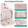 BAGSMART Wasserdichte Kulturtasche Für Frauen Reise-Make-up-Organizer Mit Fächern Leicht Tragbar Kosmetik-Sporttasche
