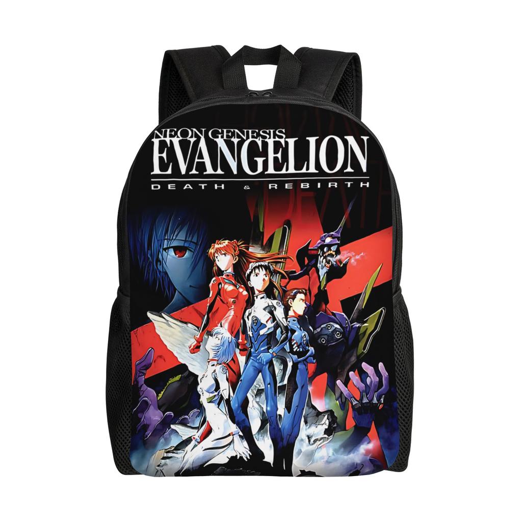 Zaino Neon Genesis Evangelion EVA borsa ita Asuka zaino Kawaii Lavoro Ufficio Grande Capacità Rucksack