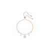 Swarovski Magic Snowflake Pendant Elegant Sweet Crystal Bracelet Women bracelet Rose-Gold 5558186