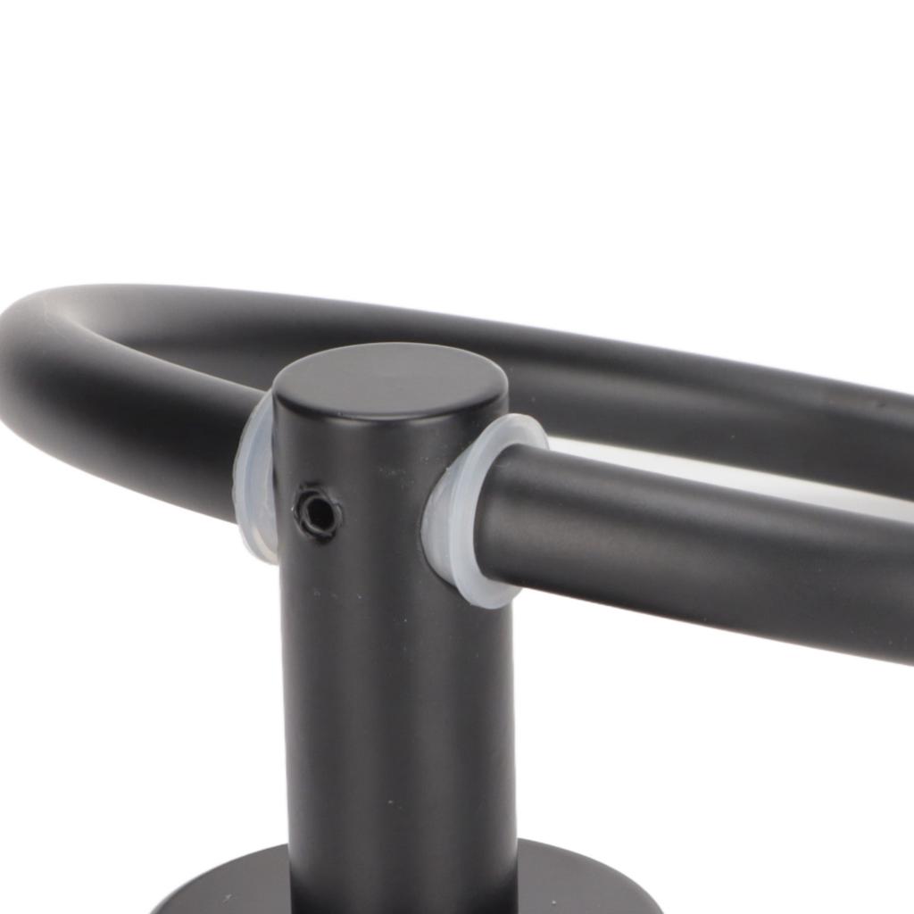 Towel Space Aluminum Modern Round Hand Towel Holder Bath Hardware for Balcony Hotel