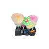Silicone With Sucker Fluorescent Lotus Flower Aquarium Water Grass Fish Tank Ornament Artificial Plants Simulation Mushroom