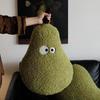 A Large Pear Plush Sofa Sleeping Comfort Pillow Decoration Leg Clamp Green Doll To Send Children Birthday Christmas Gift