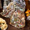 Detective Series Landscape Flat Stickers European Style Miniature Scene DIY Decompression Sticker