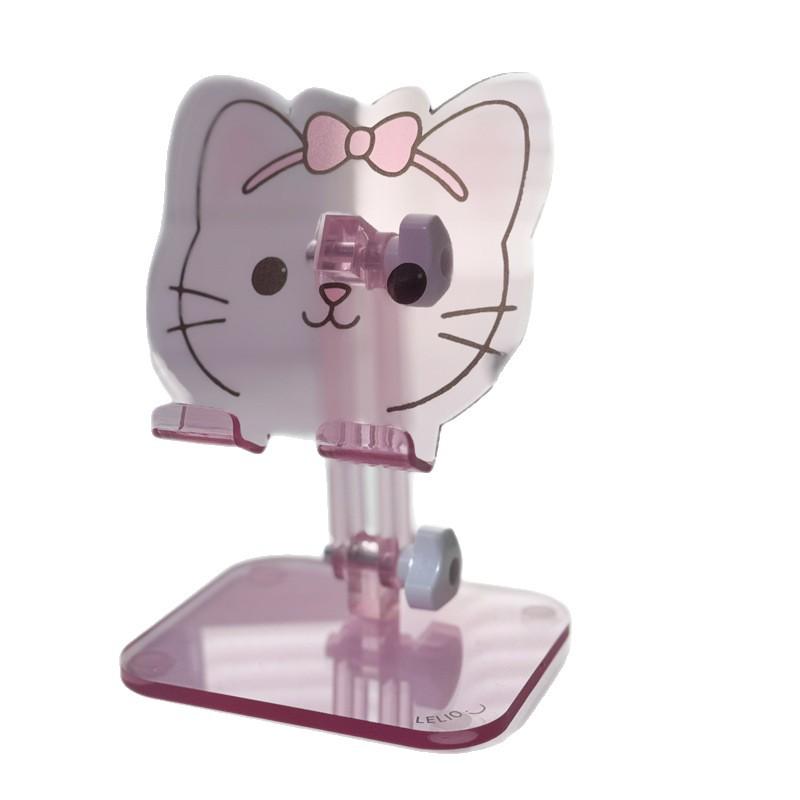 Cute Cat Acrylic Phone & Tablet Stand – Adjustable, High-Value, Stylish Design