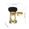 Car Battery Terminal Switch, Quick Disconnect Isolator Truck Parts Auto Parts Battery Disconnect In Black