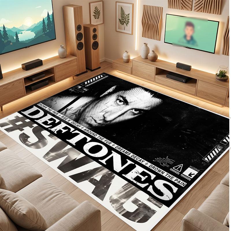 Deftones Rug Soft Thick Non Slip Floor Carpet for Bedroom Living Room Home Decor