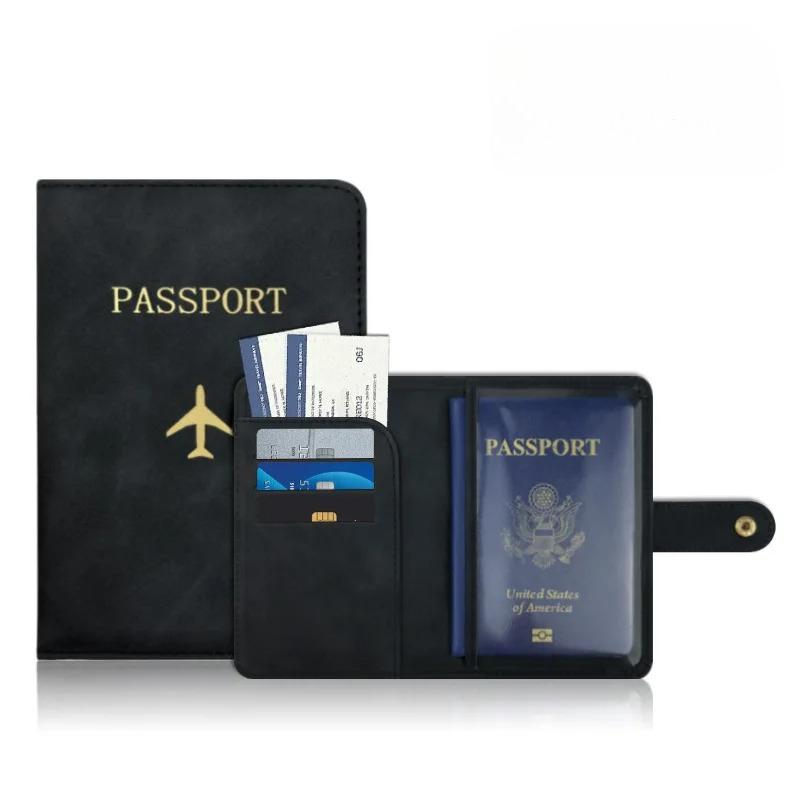 Airplane Hasp Passport Clip Multi Card Slots Passport Cover Id Card Holder Credit Card Holder Passport Holder Travel Accessories