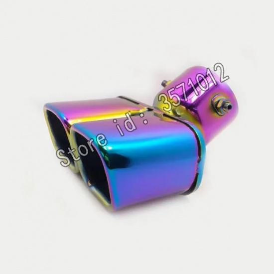 For Honda CRV CR-V 2012 2013 2014 2015 2016 Car Cover Muffler Exterior End Pipe Dedicate Exhaust Tip Tail Outlet Ornament 1pcs