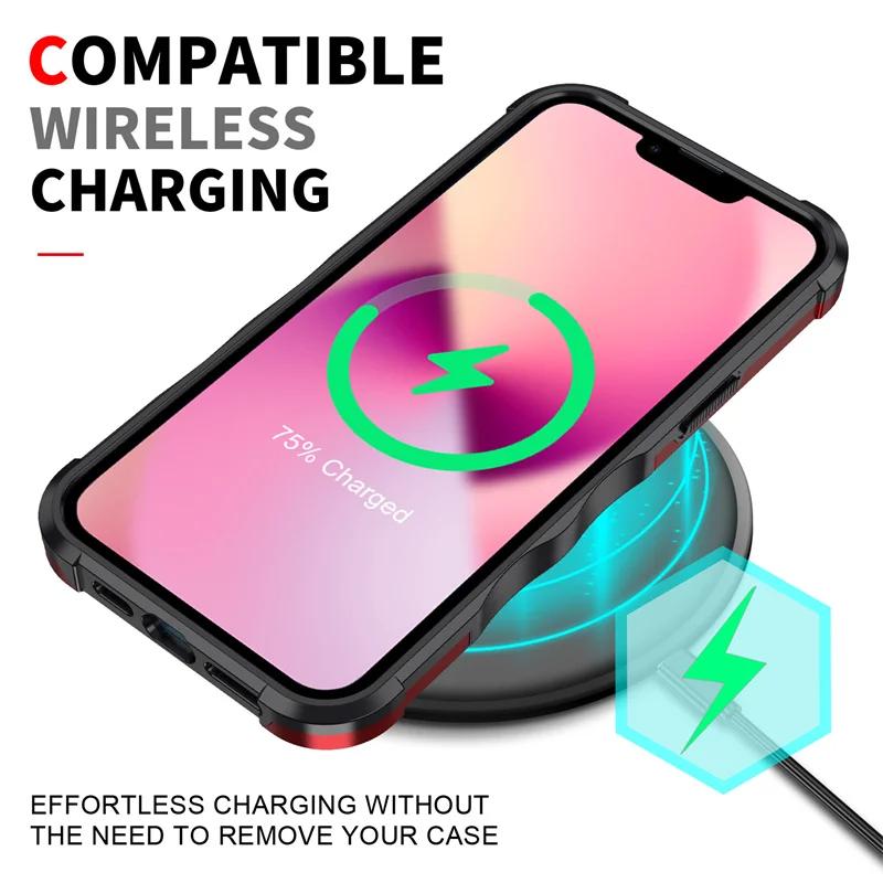 Heavy Duty Hybrid Armor Phone Case For Iphone 15plus 14 13 12 11 Pro Max X XR Xsmax 7 8 Protection Shockproof Hard Back Cover