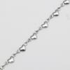Stainless Steel Heart-shaped Handmade Non-fading Anklet for Women