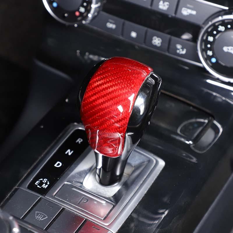 For Mercedes Benz G Class W463 2012-2018 Real Carbon Fiber Car Central Control Gear Head Decorative cover Car Accessories
